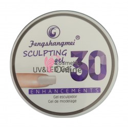 Gel UV / LED FSM Sculpting Gel de constructie, 50ml XL - 30 Alb Intens